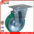 4 Inch Blue PU Swivel Castor Wheel